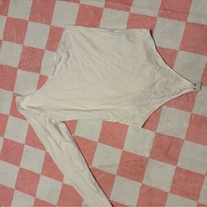 Abercrombie & Fitch White Long Sleeve Top